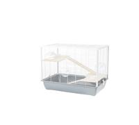 Little Friends Langham Rat & Hamster Cage, 78x48x58cm, Grey/White