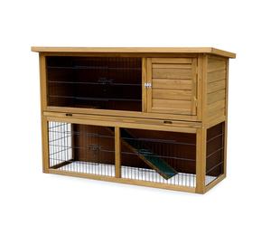 Little Friends Pent Hutch 2 Tier Large Rabbit Guinea Pig 136.4cm 1.36m 4.5ft