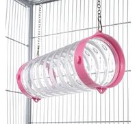 Little Friends Pink Limited Edition Clear Straight Ferret Tube with Chains