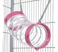 Little Friends Pink Special Edition Clear Curved Ferret Tube with Chains