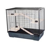 Little Friends Plaza Xl Rat Hamster Small Animal Cage - 100 X 54 X 83 - Black