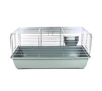 Little Friends Premium Rabbit 80cm Hutch - Grey, Grey
