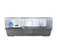 Little Friends Ritz Large Rat And Hamster Cage With Shelf - Grey