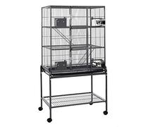Little Friends Triple Metal Cage on Stand