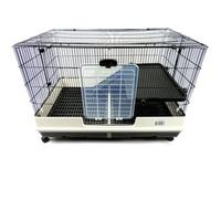Little Friends Windsor 1-Level 100Cm Small Animal Rat Cage, Grey/white