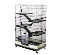 Little Friends Windsor 5-Levels 100Cm Small Animal Rat Cage, Grey/white