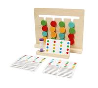 Little Frog Toys Wooden Colour Sorting Toys, Puzzle Board Games for Kids Age 3+, Educational Montessori Toys for Children, Brain Teaser Learning Resources for Boys and Girls