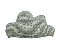 Little Furn. Printed Cloud Pre-filled Cushion Cotton Grey, Grey