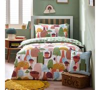Little Furn Funguys Mushroom Abstract Duvet Cover Set | Size: Toddler Little Furn Multicolor Toddler