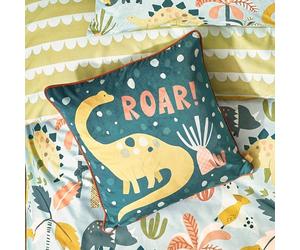little furn. Roar Velvet Piped Feather Filled Cushion