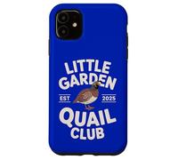 Little Garden Quail Club Vintage Style Bird Watching Graphic Case for iPhone 11