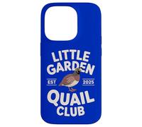 Little Garden Quail Club Vintage Style Bird Watching Graphic Case for iPhone 14 Pro