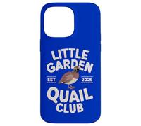 Little Garden Quail Club Vintage Style Bird Watching Graphic Case for iPhone 14 Pro Max