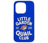 Little Garden Quail Club Vintage Style Bird Watching Graphic Case for iPhone 15 Pro