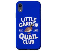 Little Garden Quail Club Vintage Style Bird Watching Graphic Case for iPhone XR