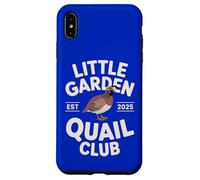 Little Garden Quail Club Vintage Style Bird Watching Graphic Case for iPhone XS Max