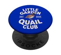 Little Garden Quail Club Vintage Style Bird Watching Graphic PopSockets Adhesive PopGrip