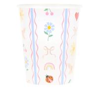 Little Garden tumblers - Set of 8 Ecru one size