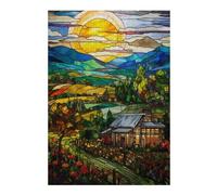 Little Gardens by The Road Illustrated Jigsaw Puzzle for Adults, 300 PCS