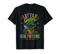 Little Gator Big Future Summer Alligator Last Day of School T-Shirt