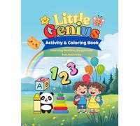 Little Genius Activity Coloring Book: Learning Number, Shapes and Fun Activities (Little Genius Series)