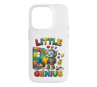 Little Genius Robot Puzzle Builder Kids Design Case for iPhone 14 Pro