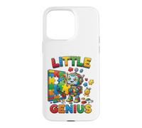 Little Genius Robot Puzzle Builder Kids Design Case for iPhone 15 Pro Max
