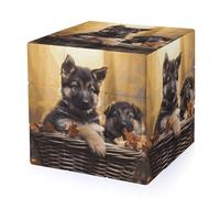 Little German Shepherd Dog Magic Cube,The Original 3x3 Cube,Speed Cube Problem-Solving Brain Teaser,Easy Turning Sensory Puzzle Toy,Sensory Stress Relief Form Fidget Toys