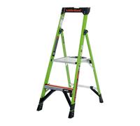 Little Giant 2 Tread Mighty Lite Hi-Viz GRP Fibreglass Step Ladder