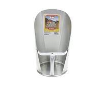 Little Giant® Galvanized Feed Scoop for Livestock | Heavy Duty Stackable Feed Scoop with Enclosed Handle (6 Quart, 1, Count)