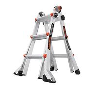 Little Giant Ladders 1304-013 Velocity Series 2 Multi-purpose Ladders, 3 Tread, Heavy-duty Aluminium, EN131