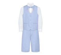 Little Giants Boy's Jake Shorts Suit in Light Blue | Size: 12-18 m Little Giants Light Blue 12-18 m