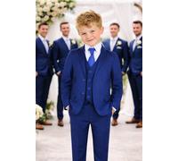 Little Giants Boy's Noah 5 Piece Royal Blue Suit | Size: 12-18 m Little Giants Royal 12-18 m