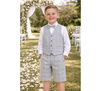 Little Giants Boy's Reggie Shorts Suit in Light Grey | Size: 18-24 m Little Giants Light Grey 18-24 m