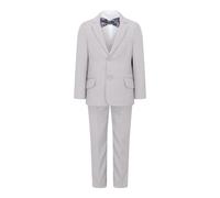 Little Giants Felix - Stone 5 Piece Boys Suit - 9 years - Suit /Floral Bow Tie