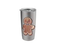 Little Gingerbread Man Bitten in The Arm Stainless Steel Insulated Tumbler