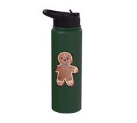 Little Gingerbread Man Bitten in The Arm Stainless Steel Insulated Water Bottle
