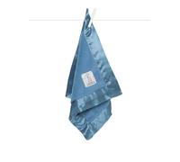 Little Giraffe Baby Blanket - Luxe Soft Blanket with Satin Trim - Baby Stroller Blanket - Newborn Baby Essentials & Baby Gifts - 14x14" - Cornflower