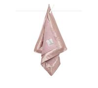 Little Giraffe Baby Blanket - Luxe Soft Blanket with Satin Trim - Baby Stroller Blanket - Newborn Baby Essentials & Baby Gifts - 17 x 17 - Dusty Pink