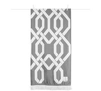 Little Giraffe Bliss Windowpane Throw, Charcoal, 40" x 58"