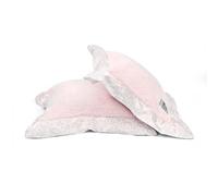 Little Giraffe Chenille Confetti Pillow (Pink)