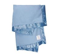 Little Giraffe Luxe Baby Blanket, Cornflower