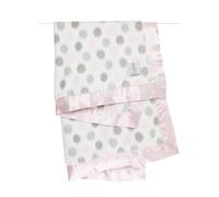 Little Giraffe Luxe Dot Baby Blanket (Pink)