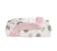 Little Giraffe Luxe Dot Baby Blanket (Pink)