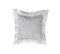 Little Giraffe Luxe Moroccan Pillow (Silver)