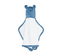 Little Giraffe Luxe Towel, Cornflower