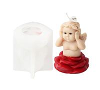 Little Girl Mold Shape Epoxy Silicone Flower Baby Scented Soap Ornament Resin Scented Mold