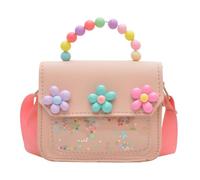 Little Girl Shoulder Bag Cute Floral Princess CrossbodyBag, Girls Handbag Baby Purses For Babies, Preschoolers, Teens, Daughters, And Children 13x5.5x11 Cm