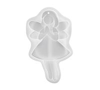 Little Girl Star Pendant Epoxy Mold - Synthetic Rubber, Seraphim Shape, Creative Hobbyists Casting Unit Decorative Pendant Maker Manual Crafting Hardware Kit | Durable Cm Scale Weekend Activities