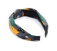 Little Girl with Flowers Dongdaemun Korea Hit Color Hair Band Temperament Wind Holiday Style Knotted Hair Band in The Middle New
